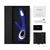 Lelo Soraya Wave Midnight Blue vibrator koji stimuliše g-tačku i klitoris istovremeno