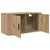 Zidni TV ormar set 2 pcs Umjetnički hrast 80 x 34,5 x 40 cm