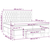 vidaXL Box spring postelja z vzmetnico temno siva 200x200 cm blago