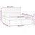 Vidaxl Box spring postelja z vzmetnico LED črna 200x200 cm blago