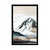 Plakat slikovite gore v skandinavskem stilu - 60x90 white
