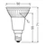 LED reflektorska sijalica PAR16 E14/4,5W/230V 2700K 36° - Ledvance