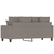 Vidaxl Dvosed taupe 140 cm blago