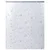 Prozorska folija matirana s cvjetnim uzorkom 45 x 500 cm PVC