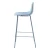 Svetlo moder plastičen barski stol 92,5 cm Whitby – Unique Furniture