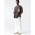 Pull&Bear Majica kapučino/temno rjava