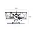 Aberto Design Dekorativna figura Glider, 27x17 cm, 1.5 mm, Crna