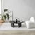 Hanah Home Klub sto Rock, 105x35x65 cm, Crni