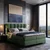 Esposa BOXSPRING POSTELJA 140 cm x 200 cm , tekstil zelena