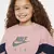 Nike AIR FRENCH TERRY SWEATSHIRT, dečji duks, pink DD7135