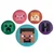 Bedževi Pyramid Minecraft (Heads) - Badge Pack