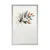 Plakat minimalistična vejica z listi - 30x45 white