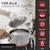 CLASSBACH Set posode C-KTS/6-delni/indukcija/inox, steklo, (5000110698)