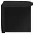 Polica na zidu 2 pcs Crna 38 x 19 x 19 cm Konstruirano drvo