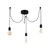 Opviq Luster MR-927, 102cm, 3xE27, 40W, Crni