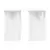 Stalak za biljke 2 pcs Bijela O29,5 x 40 cm Konstruirano drvo