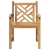 Vrtna stolica 2 pcs 60 x 58 x 90 cm Čvrsto teak drvo