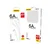 shumee 3v1 kabel USB-A na USB-C mikro USB iPhone Lightning 480Mb/s 1,2m bel