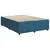 Vidaxl Box spring postelja z vzmetnico modra 140x200 cm žamet