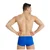 Mens swimsuit arena team swim low waist short solid royal/white l -