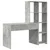 Stol Betonski sivi 138,5 x 55 x 143 cm Konstruirano drvo