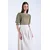 Trend Alacati Stili Ženska bluza Alc-X15096, Kaki