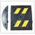 Pik Group Ležeći policajac Safety Rider LP600, Bočna jedinica, 150x600x45mm, 1.7kg, Crno-žuti
