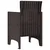 Vrtna stolica 2 pcs Smeđa 53 x 49 x 85 cm Polipropilen