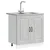 Vidaxl Kuhinjski element Kalmar Betonsko siva 80 x 46 x 81,5 cm