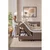 Sivorjava boxspring postelja s prostorom za shranjevanje 180x200 cm Elva Bold – Bonami Selection
