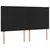 Krevet s od storage s uzglavljem Crna 180 x 200 cm Baršun