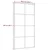Klizna vrata crna 102,5 x 205 od stakla ESG i aluminija cm