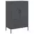 Visoka komoda antracit 68x39x101,5 cm od čelika