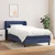 Vidaxl Box spring postelja z vzmetnico modra 90x190 cm blago