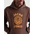 JACK & JONES Majica JJVICTO temno rjava