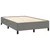 Vidaxl Box spring postelja z vzmetnico temno siva 120x190 cm blago