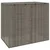 Kutija za smeće 2 pcs Siva 130 x 80 x 115 cm Polietilen