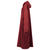 Deka majica s kapuljačom Bordeaux Crvena s Flanel