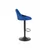 eoshop Barski stol H101, modra, tkanina/kovina