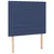 Vidaxl Box spring postelja z vzmetnico LED modra 80x200 cm blago