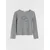 Reserved - GIRLS` BLOUSE - tamno siva - 521EG-90X
