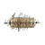 Symphonie Naturelle -2 GreenBlack Decorative Wooden Wall Accessory