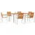 Vrtni set za objed 7 pcs