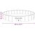 vidaXL Bazen za pse Modra O200 x 30 cm Gosta PVC