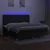 Vidaxl Box spring postelja z vzmetnico LED črna 200x200 cm blago