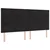 vidaXL Postelja boxspring z vzmetnico Črna 200 x 200 cm Žamet