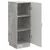 Kreveta Betonska siva 33 x 34,5 x 87 cm Konstruirano drvo