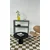 Hanah Home Klub sto Lilyum 42, 69x42x69 cm, Crni