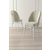 HANAH HOME Set 6 stolica Ritim Cream White