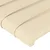Vidaxl Vzglavje z ušesi krem 103x23x78/88 cm blago